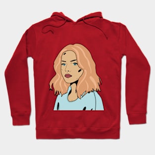 Comic Girl Retro Vintage Style Hoodie